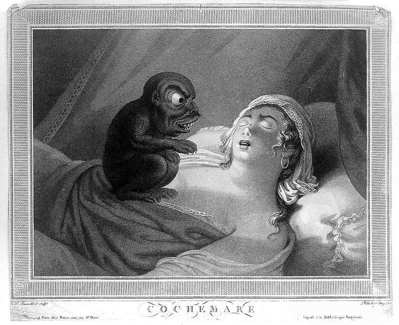 schlafende-frau-mit-geist