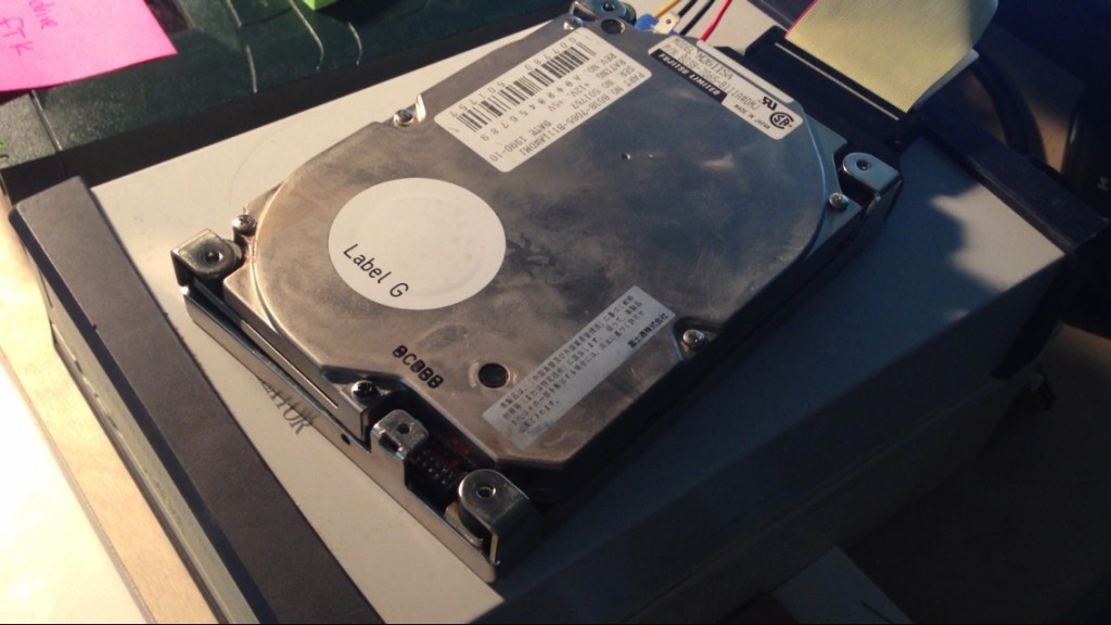 Phil Sanders' Amiga external hard disk drive Phil Sanders' Amiga external hard disk drive