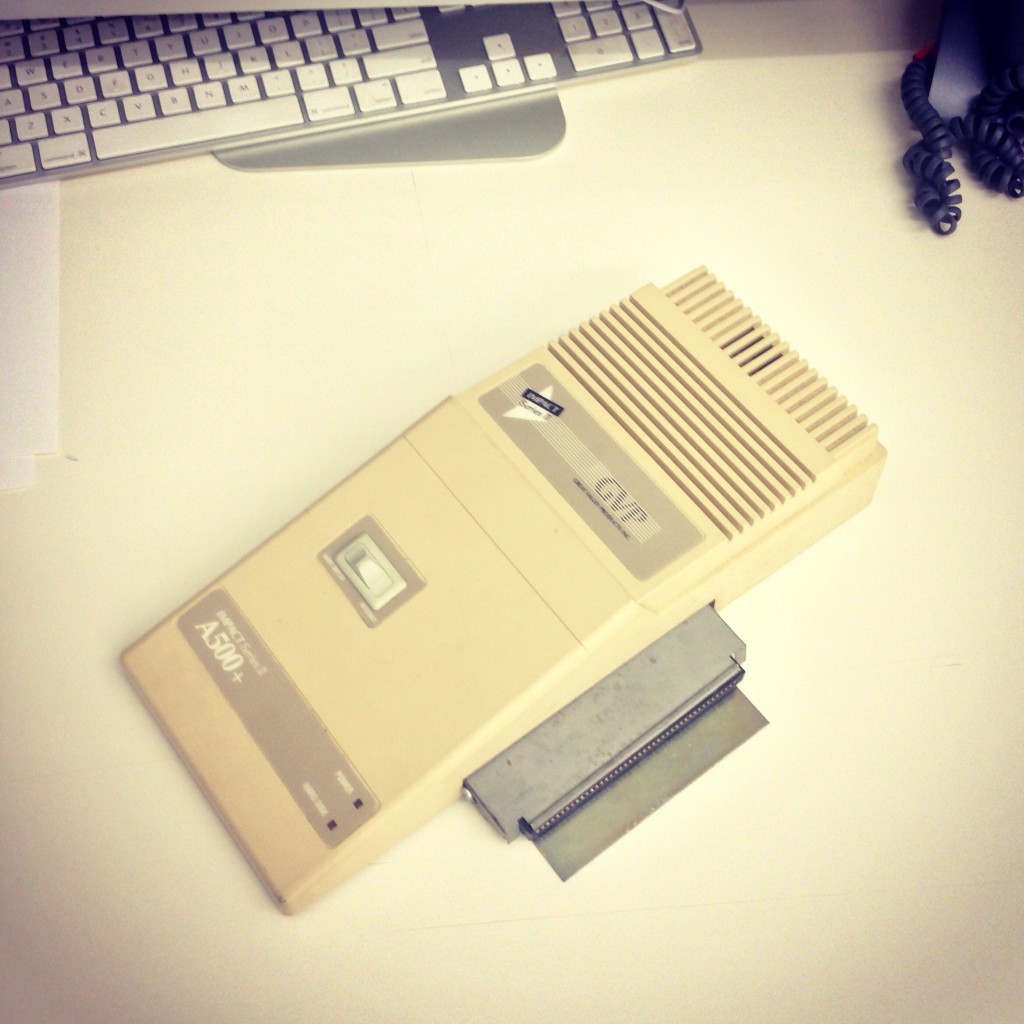 Phil Sanders' Amiga external hard disk drive Phil Sanders' Amiga external hard disk drive